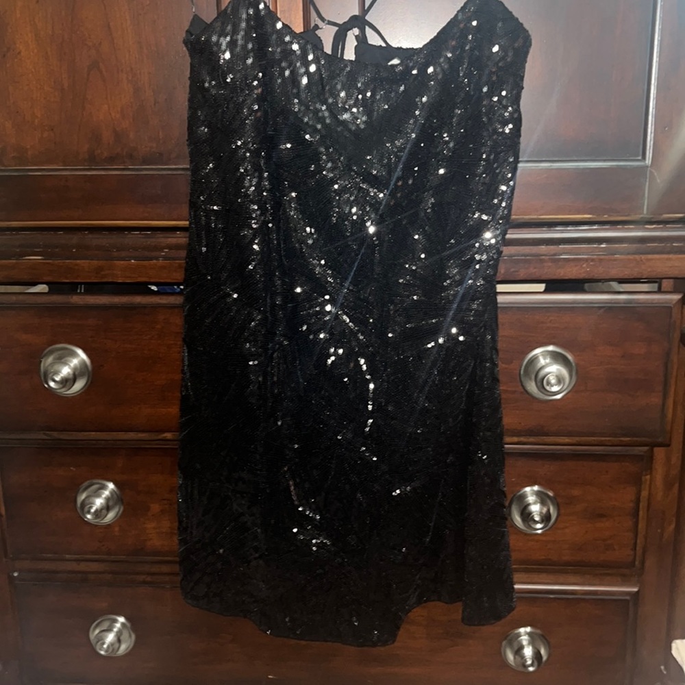 Brand New Never Worn Black Sequin Dress